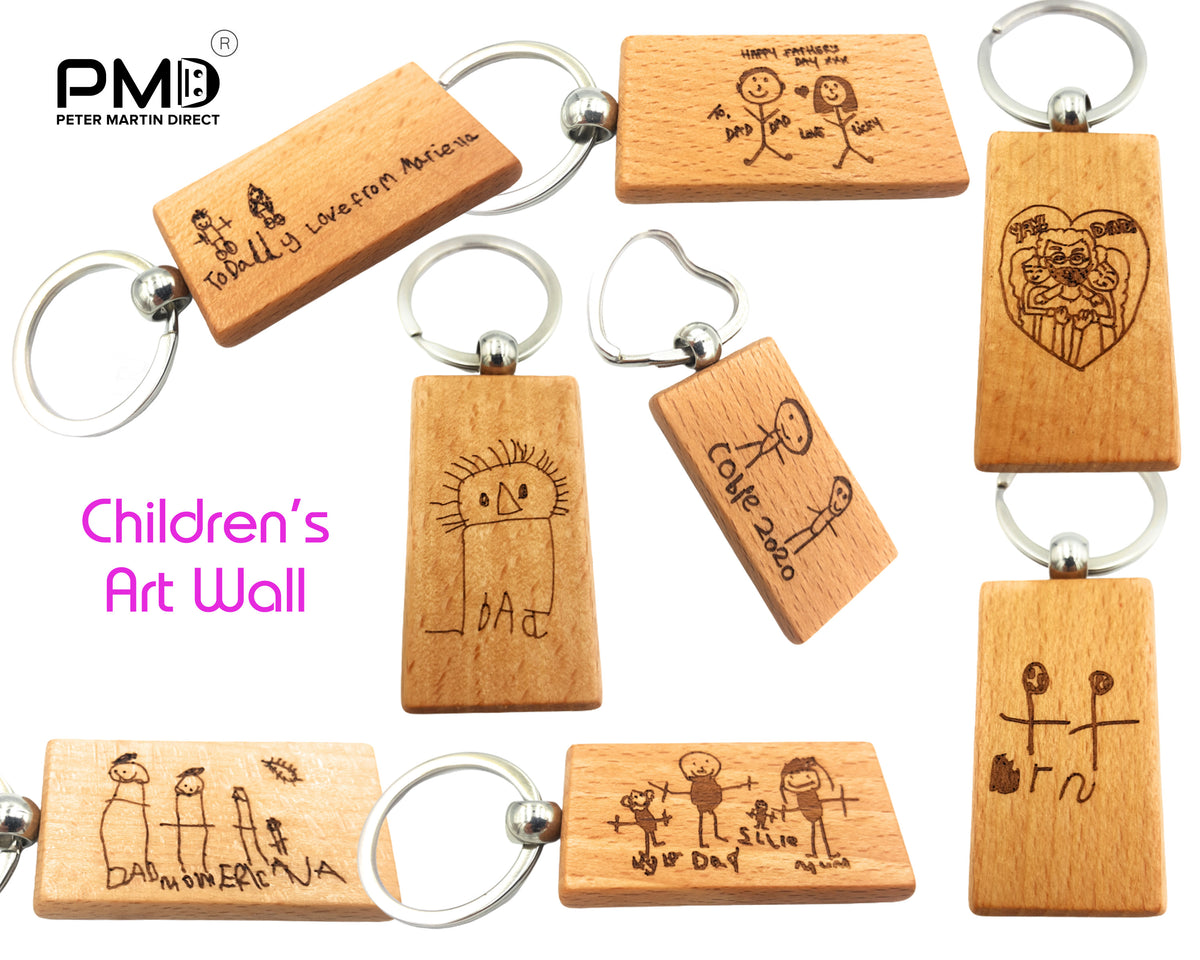 Children's Drawing Keepsake Keyring