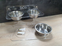 Pet Feeding Station Minimalist Acrylic