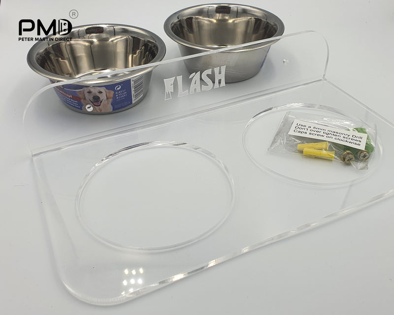 Pet Feeding Station Minimalist Acrylic